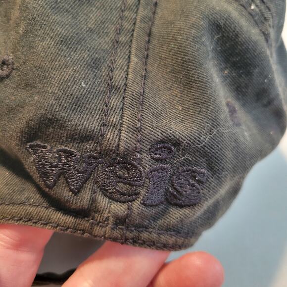 CALLAWAY Black Baseball Cap Raised Embroidered Logo Adjustable Strap WEIS - Picture 5 of 11